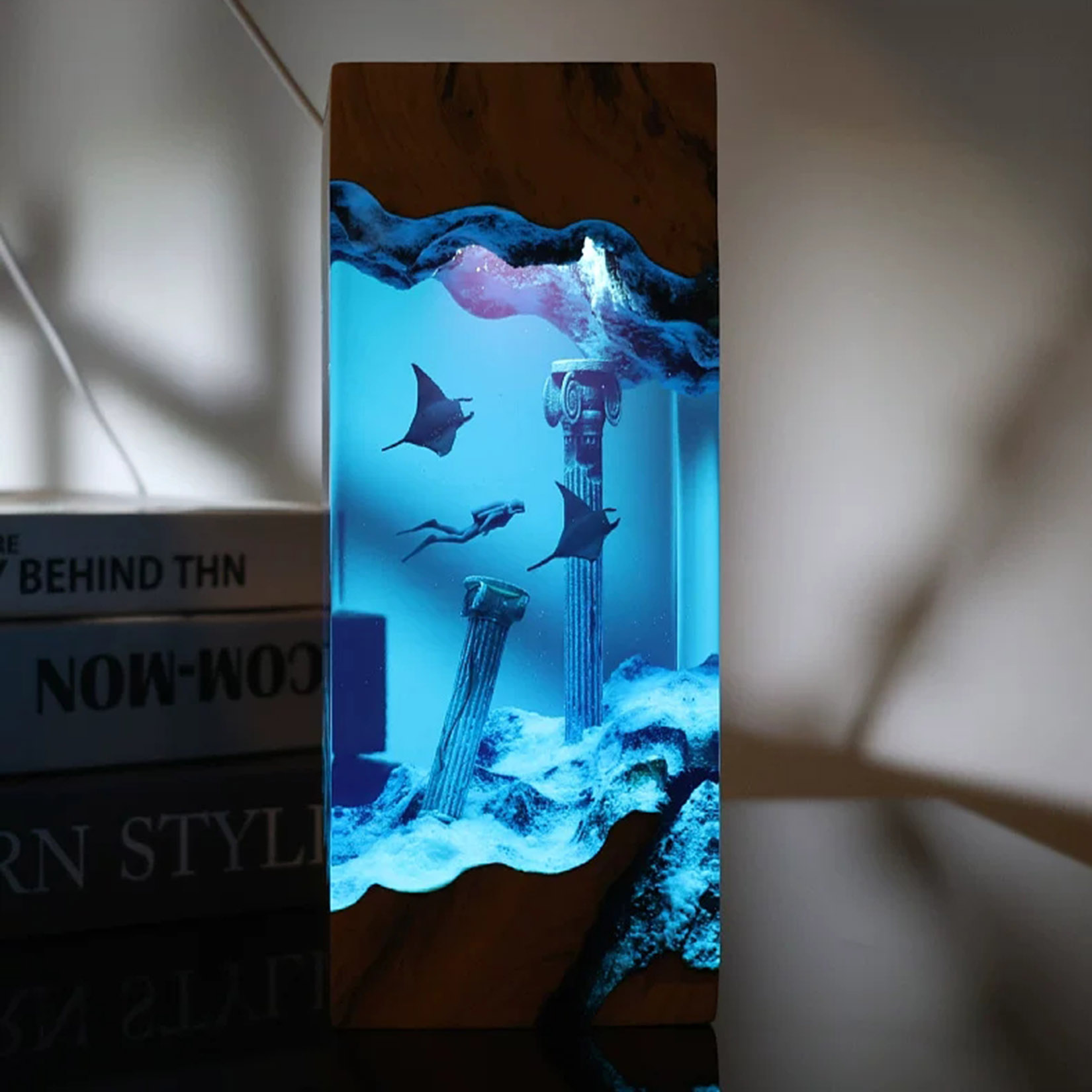 Manta Ray Night Lamp Ocean The - Art Craft Night recension och pris