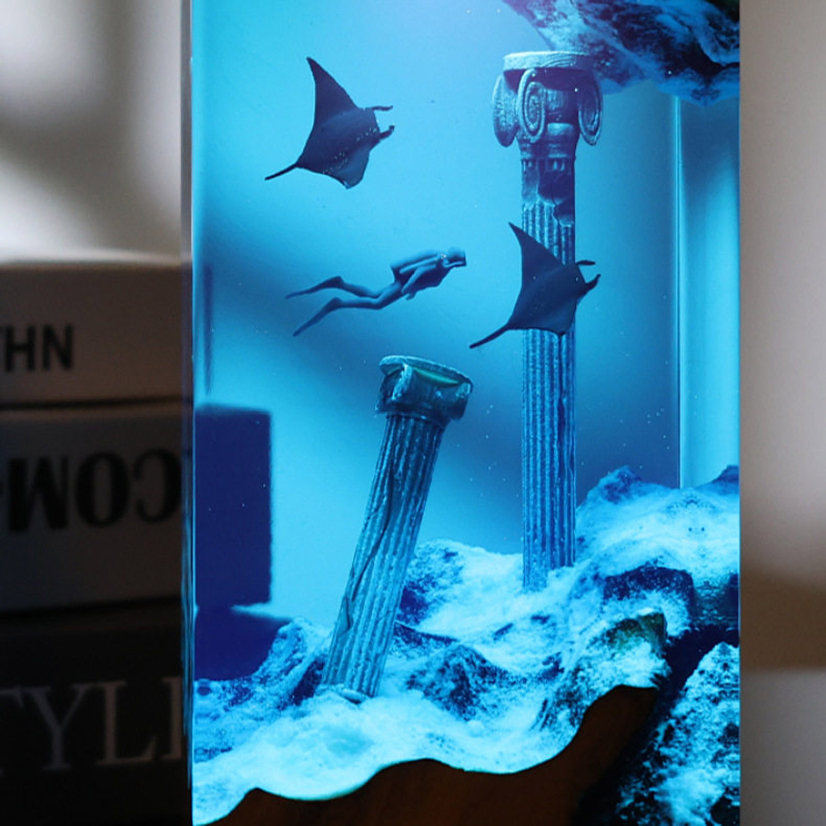 Manta Ray Night Lamp Ocean The - Art Craft Night recension och pris