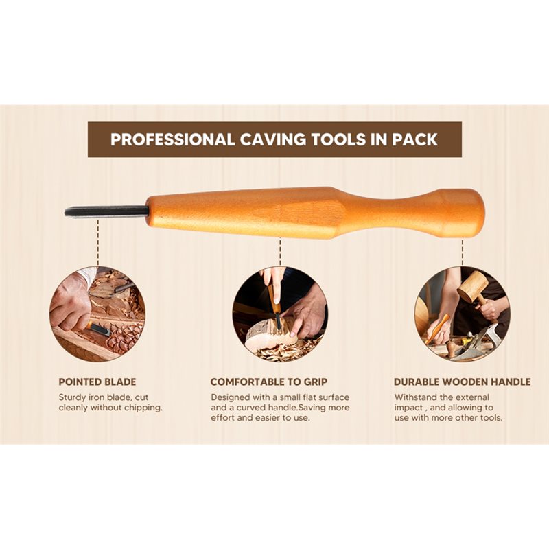 AEA9-5 Pcs Carving Tools Set - - Linocut Carving Tool recension och pris