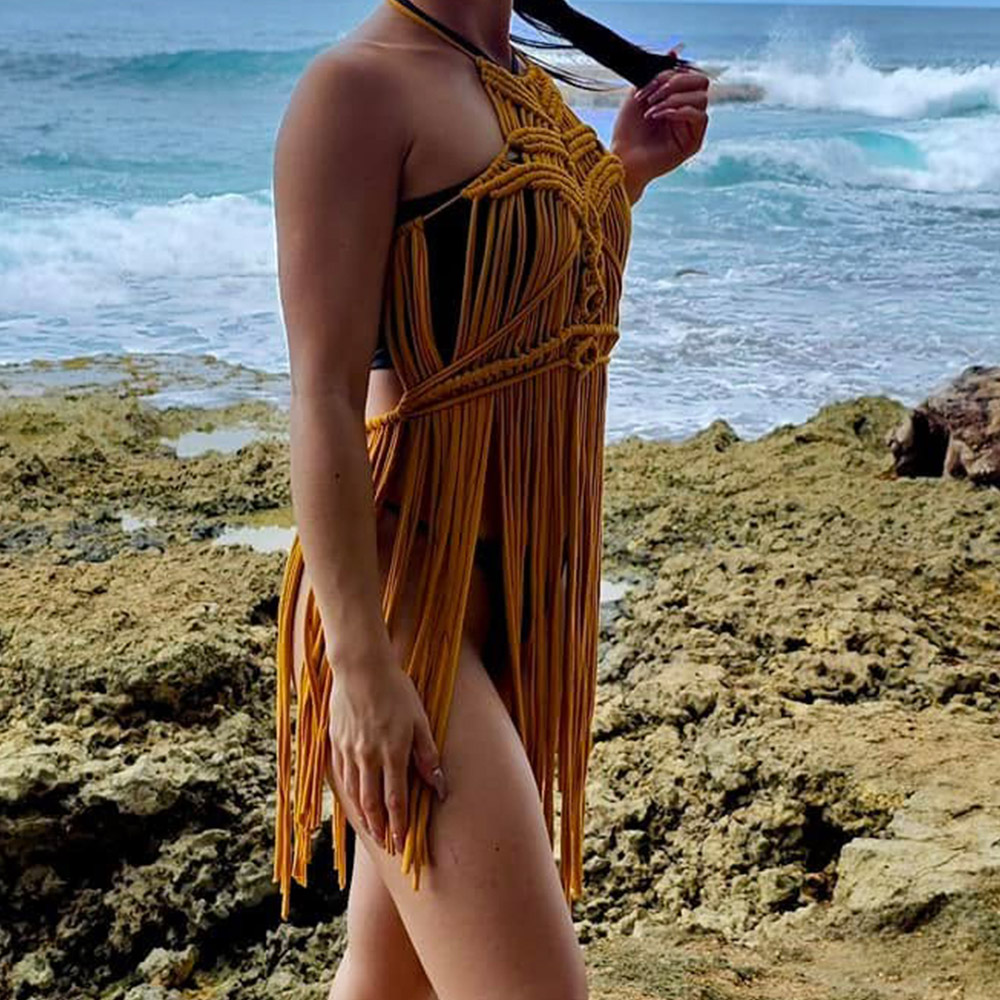 Festival Vacation Boho Beach W - Macrame Cord Cotton recension och pris