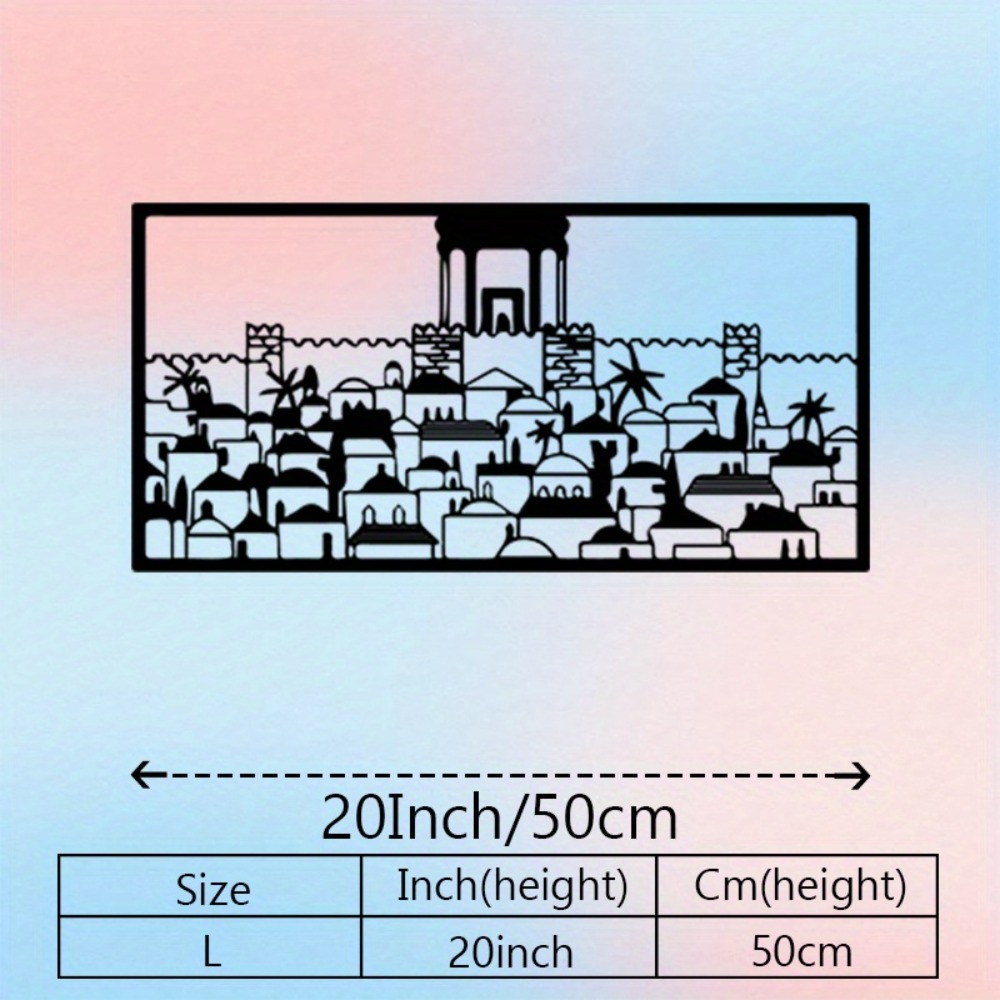 CIFBUY Metal Wall Art Jerusale - Art & Craft Village Pondicherry recension och pris