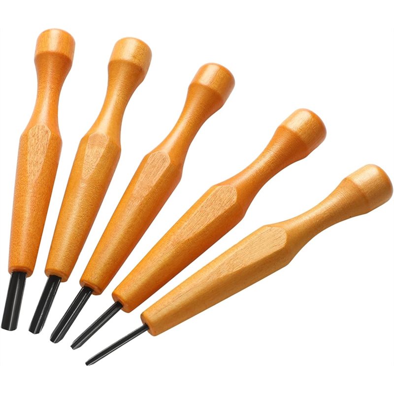 Hot Sale-Triangular Linoleum F - Linocut Carving Tool recension och pris